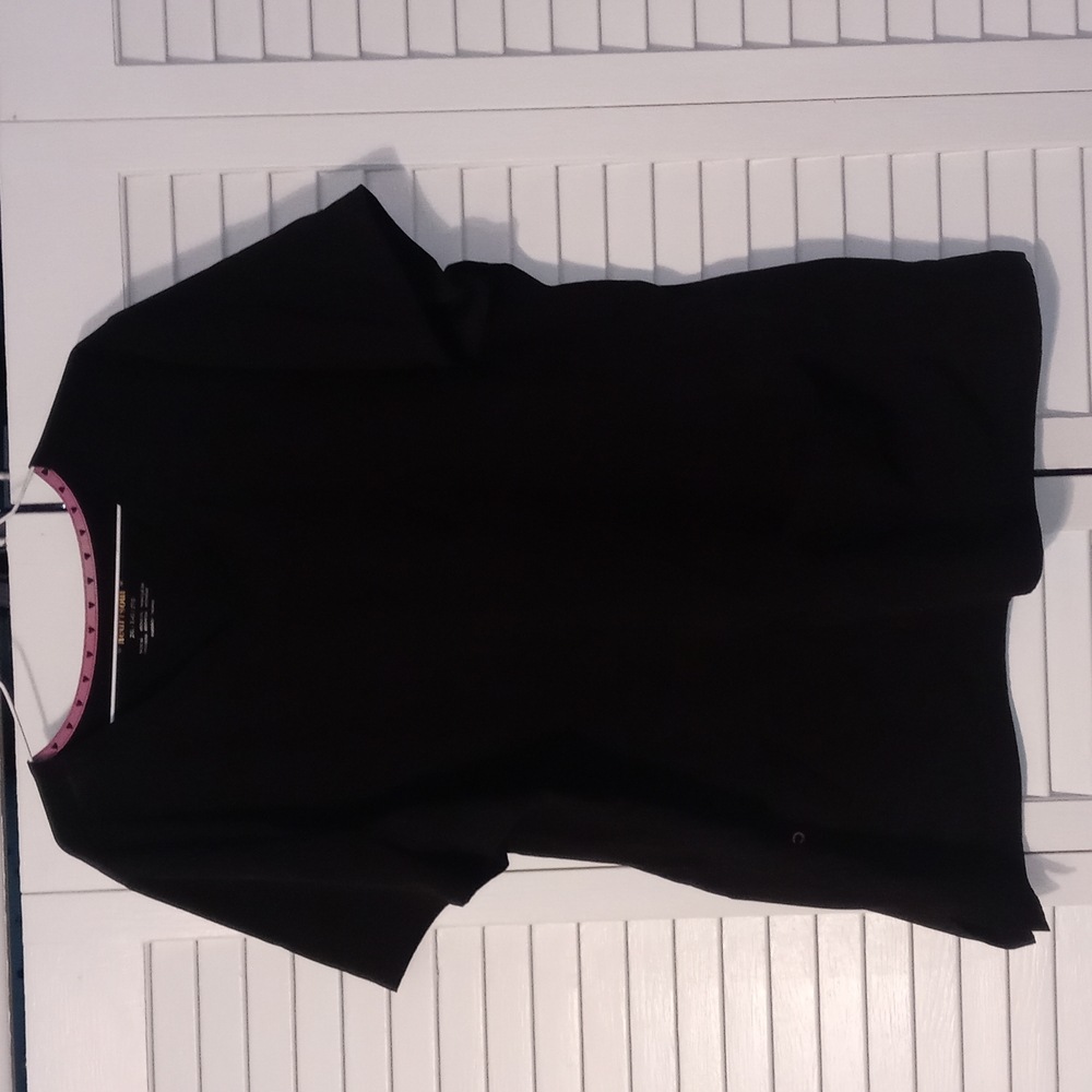 2x Black Heartsoul Scrub Top